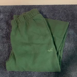 Green Hollister Sweatpants
